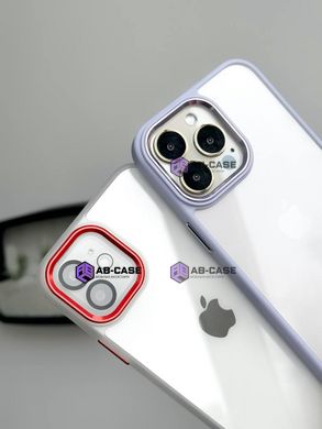Чехол Crystal Guard для iPhone 15 Pro Max White - Red