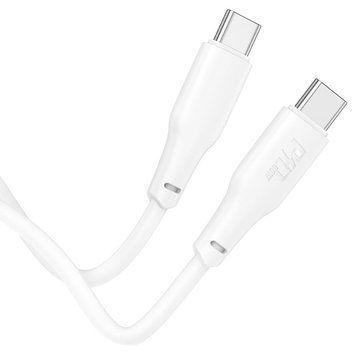 Кабель 60W (Type-C to Type-C) HOCO X93 Force fast charging data cable &ndash; White (2m)