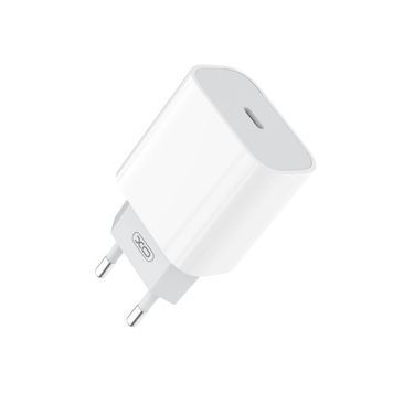 Зарядное устройство 20W (1 Type-C) XO L129 PD (White)