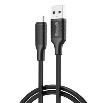 Кабель XO (USB to Type-C) 2.4A NB265 Minimalist Series &ndash; Black (1m)