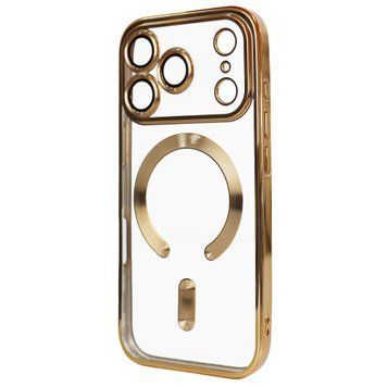 Чехол для iPhone 17 Pro : Shining with MagSafe с линзами на камеру &ndash; Gold