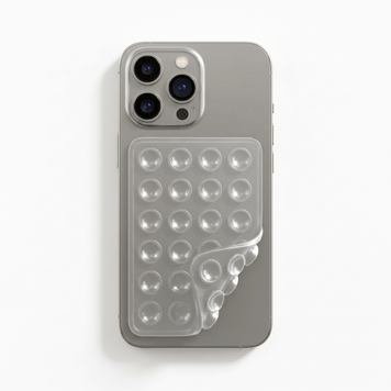 Liper Double-Sided Phone Holder &ndash; Clear