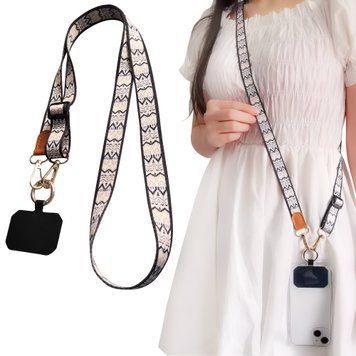 Ремінець Printed Strap for Case &ndash; 2 Carabiners + Lining (Vyshyvanka-Style)