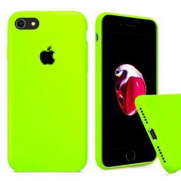 Чохол Silicone Case на iPhone 7/8 FULL (№66 Neon Green)