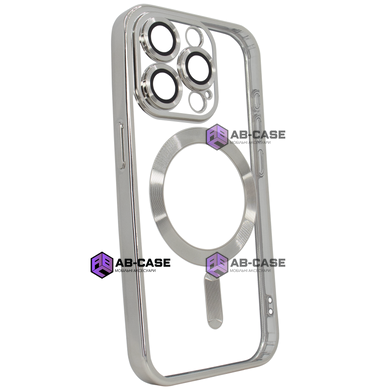 Чехол для iPhone 15 Pro Max Shining with MagSafe c защитными линзами на камеру Titanium