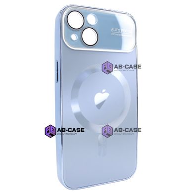 Чехол для iPhone 13 матовый NEW PC Slim with MagSafe case с защитой камеры Sierra Blue