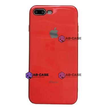 Чехол Silicone Glass Case (для iPhone 7/8 PLUS, Coral)