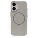 Чохол для iPhone 16 : Grain Silicone with MagSafe &ndash; White