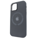 Чохол для iPhone 14 Pro Silicone case with MagSafe Metal Camera Charcoal Gray