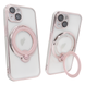 Чохол для iPhone 15 Plus Clear Shining Holder with MagSafe Rose Gold 1