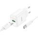 Зарядное устройство 18W (1 USB) Hoco C140A Smart QC3.0 с кабелем USB - Type-C (White) 3