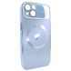 Чохол для iPhone 13 матовий NEW PC Slim with MagSafe case із захистом камери Sierra Blue