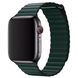 Кожаный ремешок Leather Loop Band на Apple Watch 42|44|45|49mm Forest Green