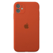 Чехол Silicone Case FULL CAMERA (для iPhone 11, Orange)