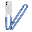 Чохол для iPhone 13 mini : з ремінцем прозорий Crossbody &ndash; Cobalt Blue