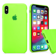 Чехол Silicone Case для iPhone Xs Max FULL (№66 Neon Green)