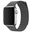 Кожаный ремешок Leather Loop Band на Apple Watch 42mm | 44mm | 45mm | 46mm | 49mm Gray