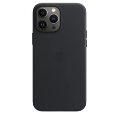 Кожаный чехол Leather Case with MagSafe Black для iPhone 13 Pro
