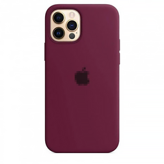 Чехол Silicone Case для iPhone 11 pro FULL (№52 Marsala)