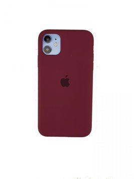 Чехол Silicone Case для iPhone 11 pro Max FULL (Plum)