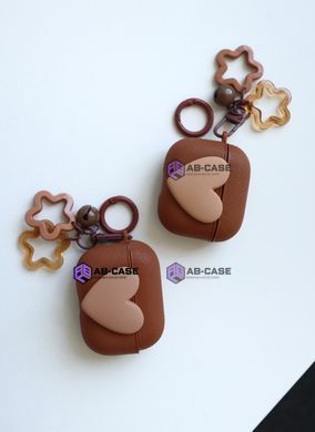 Чохол Soft Heart для AirPods Pro 2 - Brown