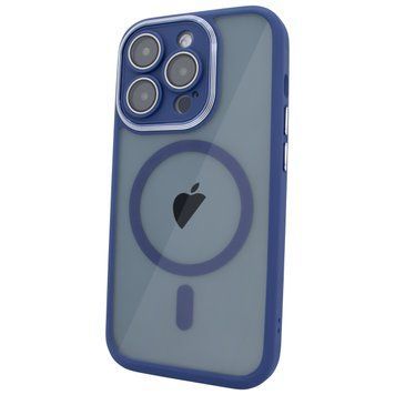 Чехол для iPhone 13 Pro Max Nofelet Chrome Camera Case with MagSafe - Blue