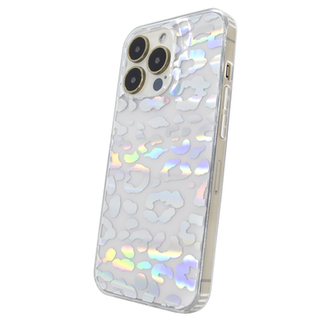 Чехол прозрачный для iPhone 14 Pro Hologram Case Leopard