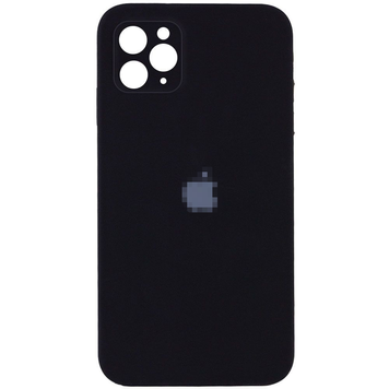 Чохол Silicone Case FULL CAMERA (square side) (на iPhone 11 pro) (Black)