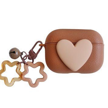 Чохол Soft Heart для AirPods Pro 2 - Brown