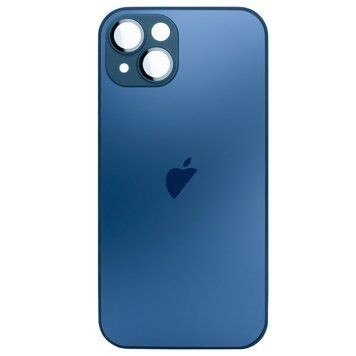 Чохол для iPhone 13 : скляний матовий AG Glass із захистом камери &ndash; Blue