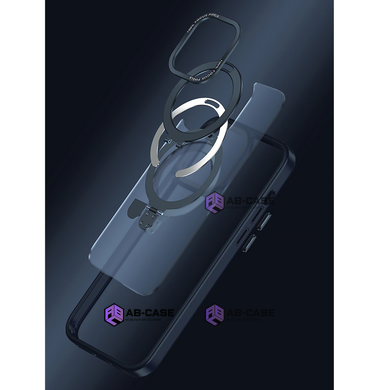 Чехол Matt Guard Magsafe для iPhone 13 Pro с подставкой Black