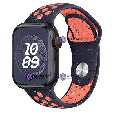 Ремешок для Apple Watch (42mm, 44mm, 45mm, 49mm) Silicone Band Nike - Blue Flame