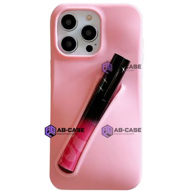 Чехол для iPhone 15 Pro Lipstick Case - Pink