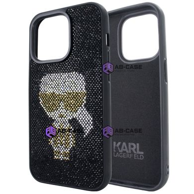 Чохол для iPhone 14 Pro Max Rock Case Karl Legerfeld - Black-Silver