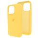 Чохол для iPhone 15 Pro Silicone Case Full №55 Canary Yellow