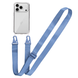 Чехол для iPhone 18 Pro : c ремешком Clear Crossbody &ndash; Cobalt Blue