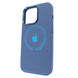 Чехол для iPhone 14 Pro Silicone case with MagSafe Metal Camera Cobalt Blue