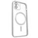 Чехол для iPhone 11 матовый Shining with MagSafe с защитными линзами на камеру Titanium Silver