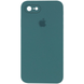Чехол Silicone Case FULL CAMERA (square side) (для iPhone 7/8/SE2, Pine Green)