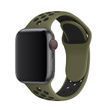 Ремінець силіконовий Nike Sport Band для Apple Watch : [42mm Series 1-3] | 44mm | 45mm | 46mm | 49mm &ndash; Olive-Black