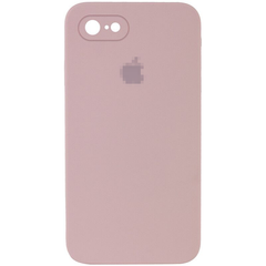 Чохол Silicone Case FULL CAMERA (square side) (на iPhone 7/8/SE2, Pink Sand)