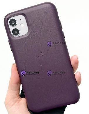 Чехол для iPhone 11 Pro Max Leather Case PU Dark Cherry