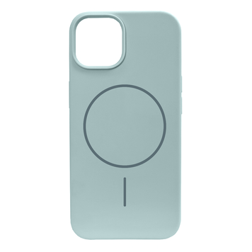 Чохол для iPhone 12/12 Pro : Silicone Slim MagSafe &ndash; Cyan Green