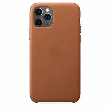 Шкіряний чохол Leather Case Saddle Brown на iPhone 11 Pro