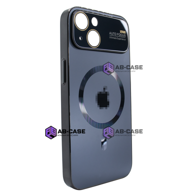 Чехол для iPhone 13 PC Slim Case with MagSafe с защитными линзами на камеру Graphite Black