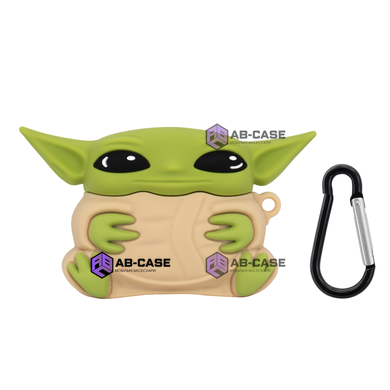 Чохол для AirPods Pro Yoda Pink 3D Case
