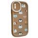 Чехол для iPhone X/XS : Paws Case (Little Friends - Brown)