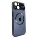 Чехол для iPhone 13 PC Slim Case with MagSafe с защитными линзами на камеру Graphite Black 1
