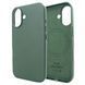Чохол для iPhone 16 Leather Case PU with MagSafe - Fir Green