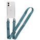 Чехол для iPhone 13 mini : с ремешком прозрачный Crossbody &ndash; Forest Green